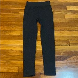 Grey Sparkle Fleece Lined Leggings